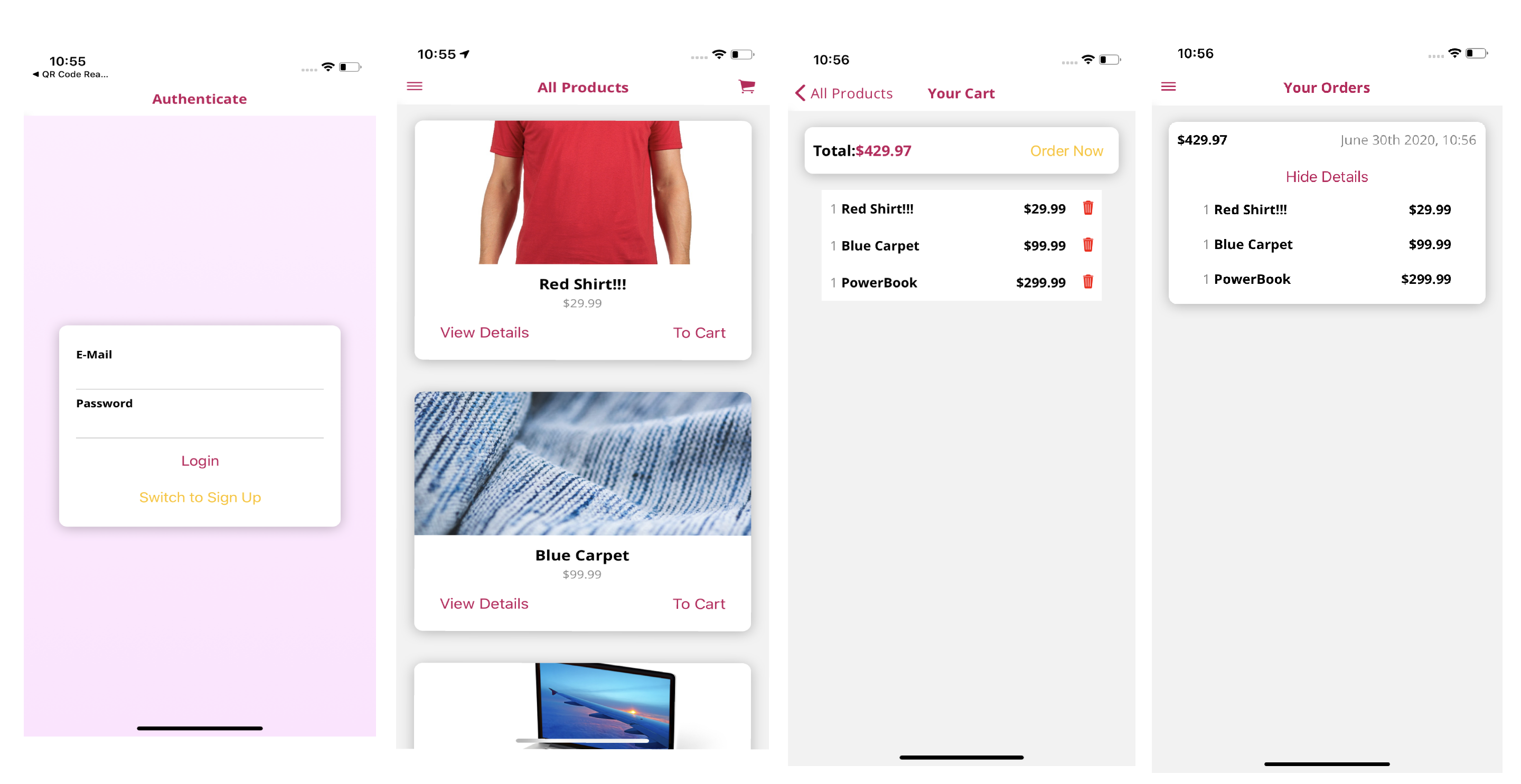 Shopping Application